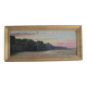Marius Reynaud painting "Algerian Coast at Sunset"