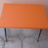 VINTAGE DESSERT TABLE - 70S - WOOD AND METAL