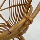 Vintage rattan chair by Dirk van Sliedregt Rohe Noordwolde 1960 in the Netherlands