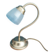 Bedside lamp in glass chiseled and metal