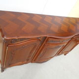 Enfilade in Provençal cherry tree, Louis XV style