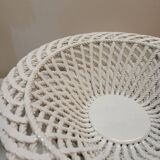 Woven Ceramic Fruit Bowl Compotier