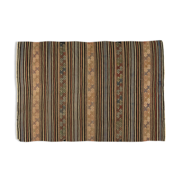 Tapis kilim anatolien fait à la main 230 cm x 138 cm
