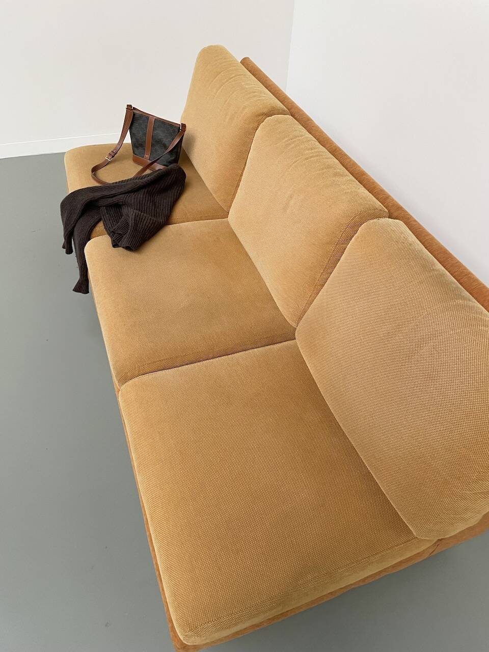 Jacques Charpentier 3-seater stainless steel sofa