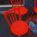 Suite of 6 designer chairs 1980