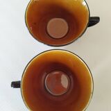 Sarreguemines "Domino" cups
