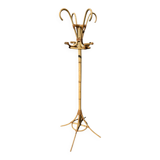 1960s Rattan Coat Rack from France