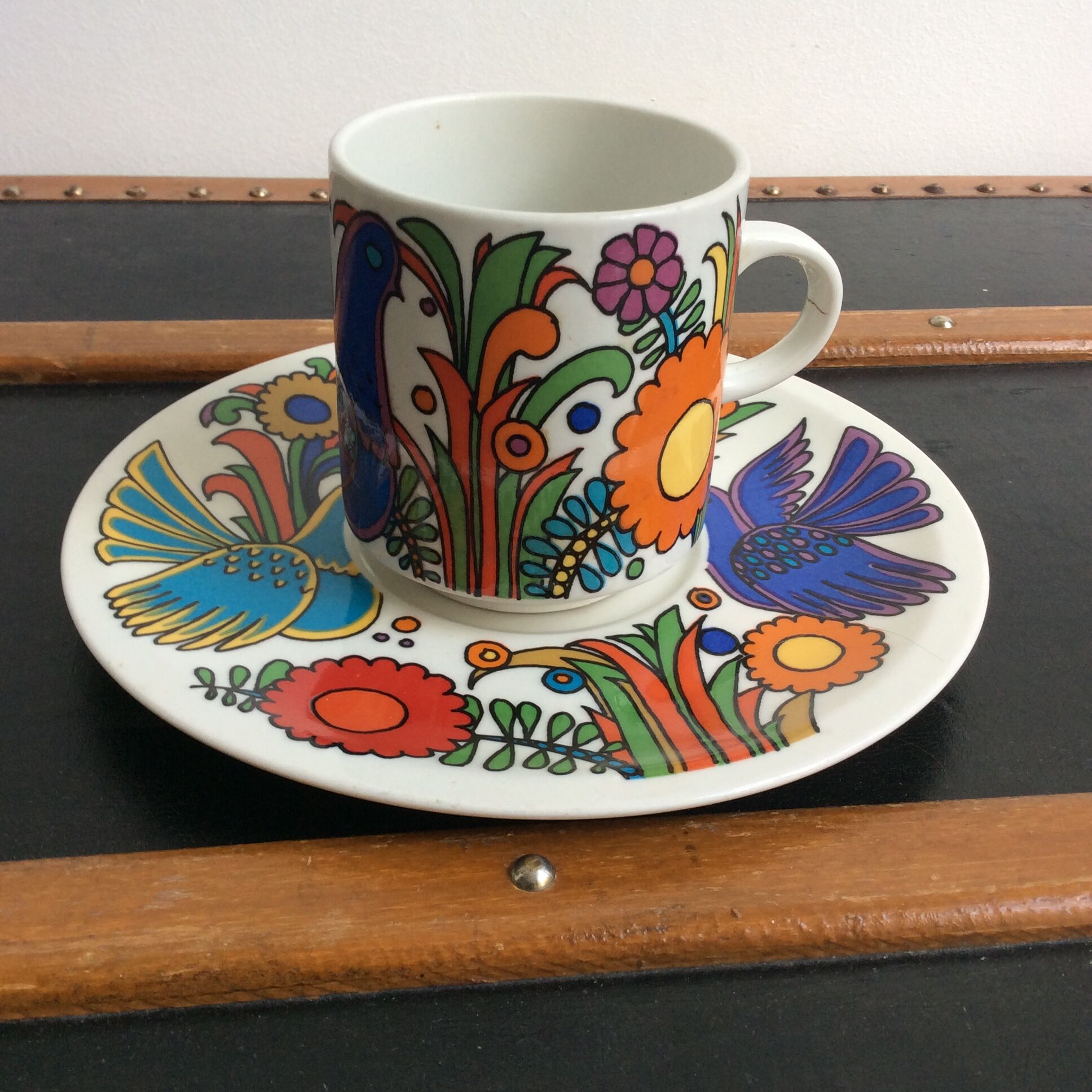Villeroy and Boch cup and coffee cup model Acapulco vintage