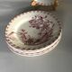 Lot de 6 assiettes Gien Terre de fer
