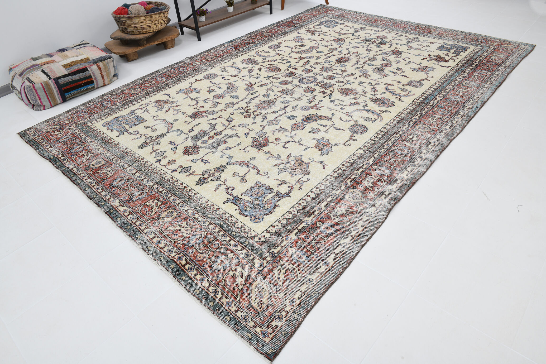 Tapis turc fait à la main 381x254cm