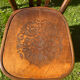 6 Fischel bistro chairs with labels, circa 1930