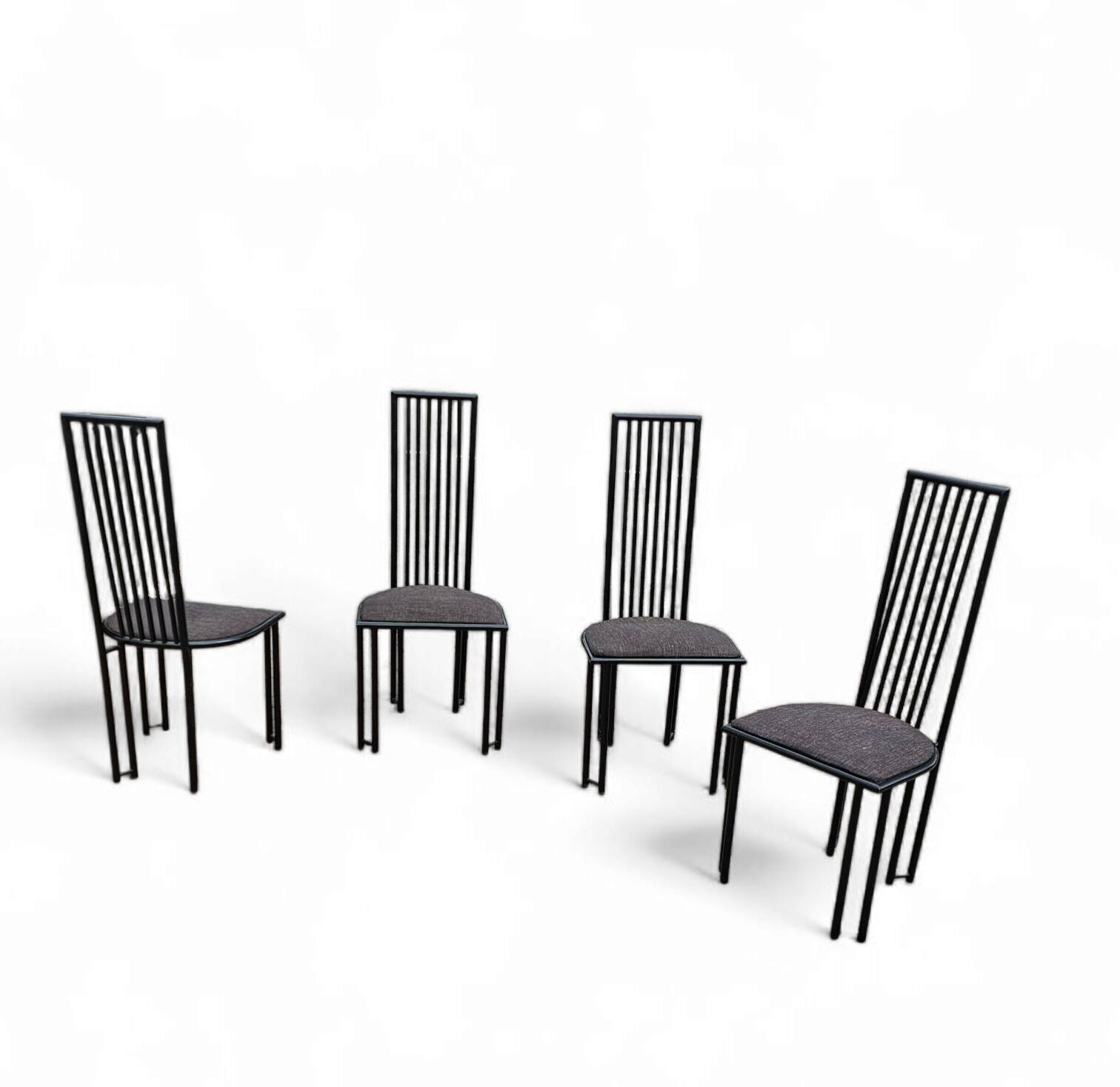 Postmodern Italy dining chairs 1980s