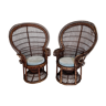 Peacock armchairs