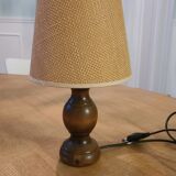 Lampe à poser en bois vintage