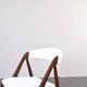 Teak & Boucle Chairs Model 31 by Kai Kristiansen for Schou Andersen, 1960s,