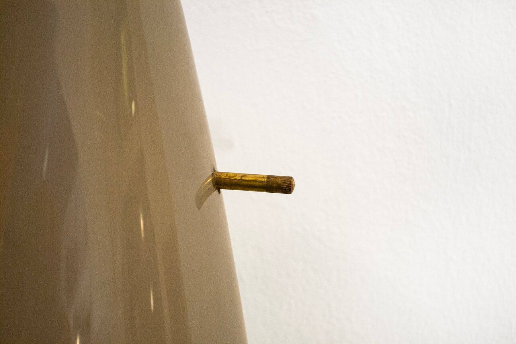 Murano glass pendant lamp by Alessandro Pianon for Vistosi, Italy, 1960s.