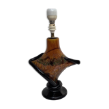Table lamp foot design molded glass