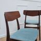 lot de 4 chaises en teck vintage