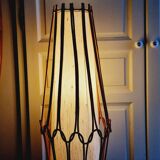 Large Louis Sognot table lamp 1950/60 height 125 cm