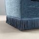 Vintage velvet sofa with spring cushioning, Italian design from the 1950s.