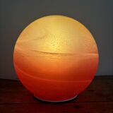 Vintage Saturn table lamp 70s WOFI, space age floor