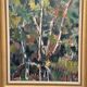 Original Swedish Oil on Panel – “Forest” by Arvid Herbert