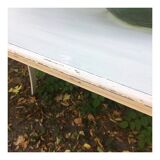 Table console patine blanche Shabby