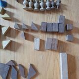 French architecture wooden construction game