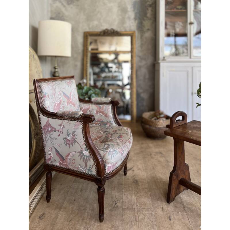 Antique bergère armchairs