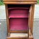 Vintage Louis Philippe commode buffet with one walnut door from the 19th century.