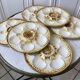 Set of 6 Oyster Plates Longchamp years 50-60
