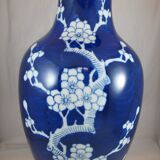 large blue and white porcelain vase Chinese China