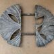 Old silea silver metal extendable vintage trivet