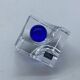 Daum France 🇫🇷 blue ball ashtray / pocket emptier