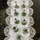 9 Alsace Cristalline wine glasses, dimensions: height - 17cm - diameter - 7cm -