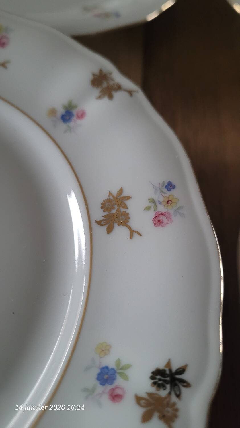 Antique dessert service