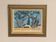 Original Swedish Oil On Panel – “Hut Between Trees” By Martin Larsson – Vintage & Framed – 48 × 40 Cm (18.9" × 15.7")