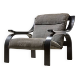 Marco Zanuso Woodline Lounge Chair for Arflex Italy 1964