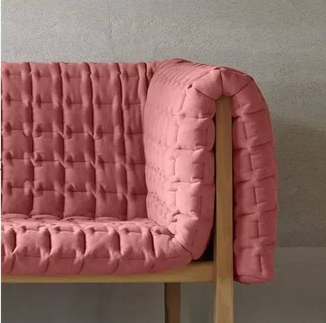 Ruché Large low-back sofa with 2 lumbar supports (Ligne Roset)