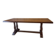 Grande table monastère en noyer français – 220 × 90 cm