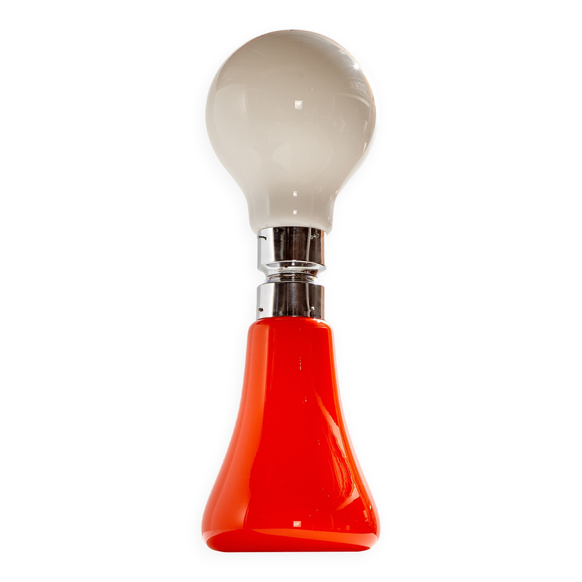 Birillo glass floor lamp by carlo nason for mazzega