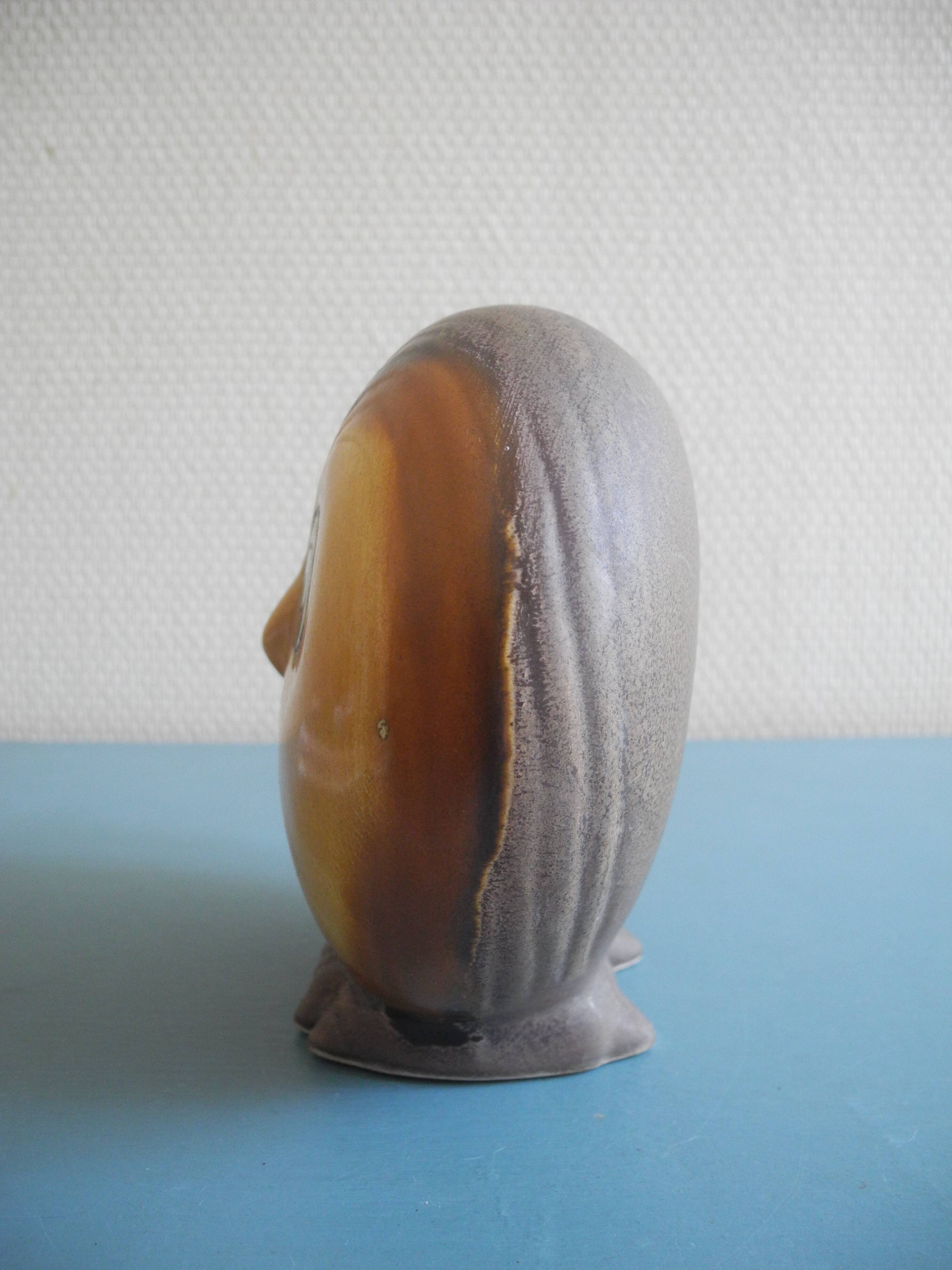 vintage ceramic owl pottery by Eduardo Vega