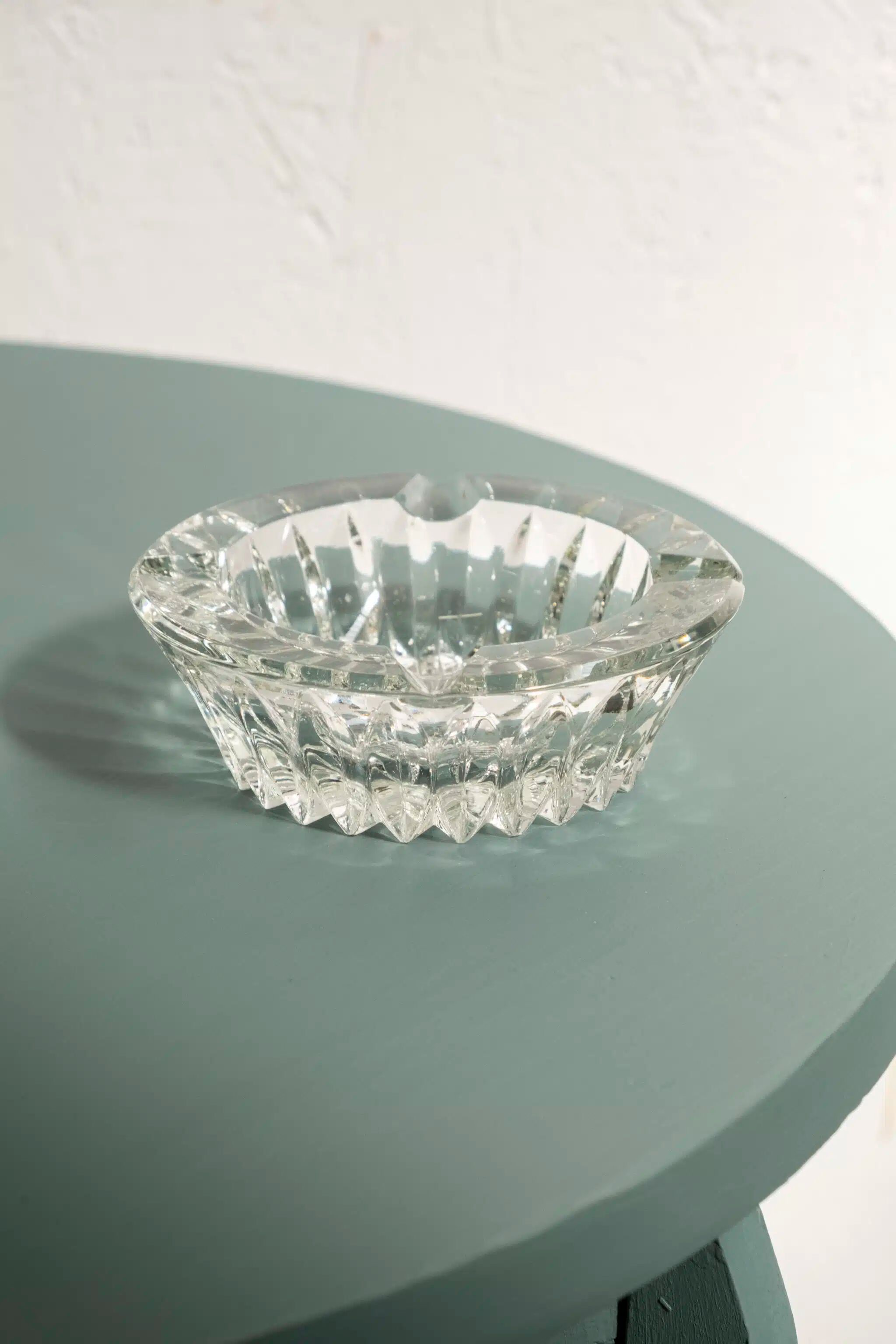Glass ashtray "Blanche"