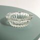 Glass ashtray "Blanche"