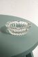 Glass ashtray "Blanche"