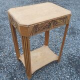 Art deco drawer console 30s oak