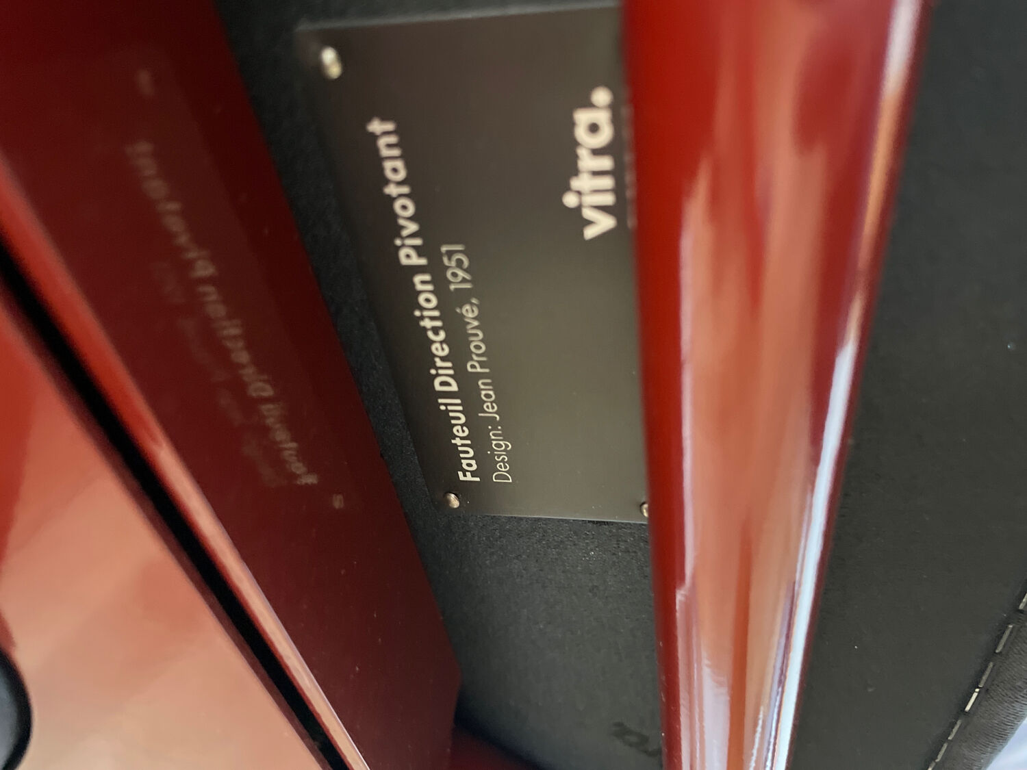 Fauteuil de direction pivotant de Jean Prouvé pour Vitra