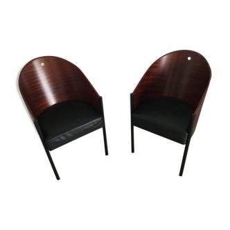 Pair of Costes chairs by Philippe Starck