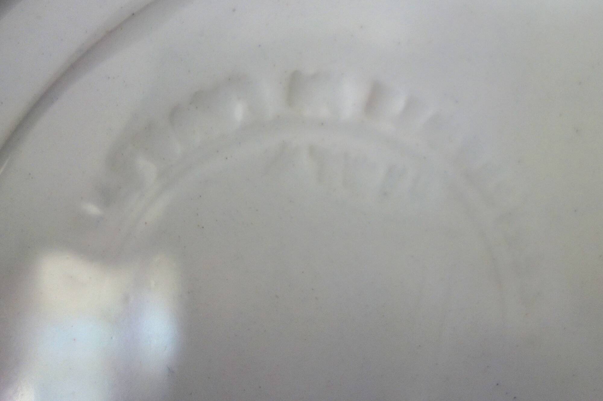 6 white and blue dessert plates, Italy