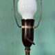 A unique, one-of-a-kind artist-made ceramic floor lamp